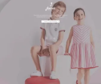 Jacadi.com(A premium children's brand driven by strong values) Screenshot