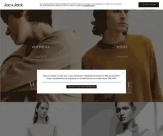 Jacandjack.com(Official Online Store for the Southern Hemisphere) Screenshot
