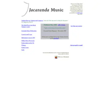 Jacaranda-Music.com(Jacaranda Music) Screenshot