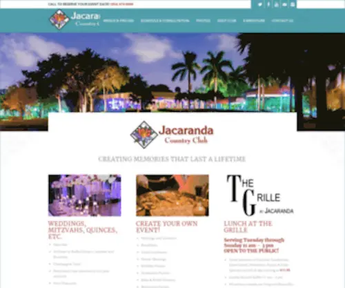 Jacarandacountryclub.com(Jacaranda Country Club Fort Lauderdale) Screenshot