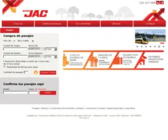 Jac.cl(Pasajes en bus para la zona sur de Chile) Screenshot