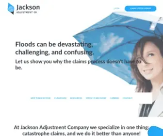 Jacclaims.com(Jackson Adjustment Company) Screenshot