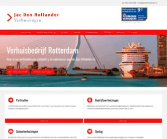 JaCDenhollander.nl(Verhuisbedrijf Rotterdam) Screenshot