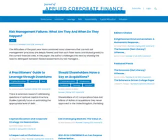 Jacf-PUB.com(Journal of Applied Corporate Finance) Screenshot