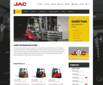 JacForklift.com(Diesel Forklift) Screenshot