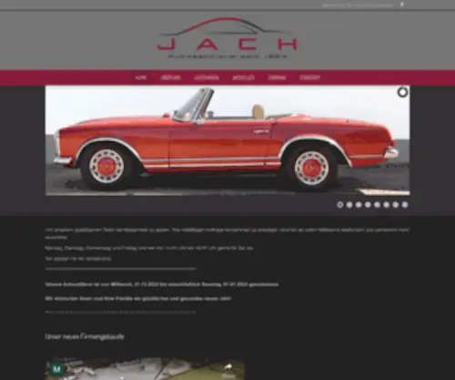 Jach-Herford.de(Autosattlerei Jach Herford) Screenshot