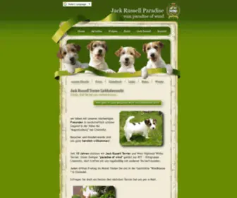 Jack-Russell-Paradise.de(Jack Russell Terrier) Screenshot