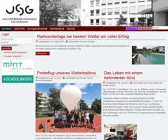 Jack-Steinberger-GYmnasium.de(Startseite) Screenshot