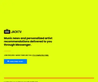 Jack.tv(Music news and personalized recommendations) Screenshot