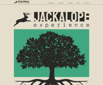 Jackalopedatadesign.com(Jackalope Experience) Screenshot