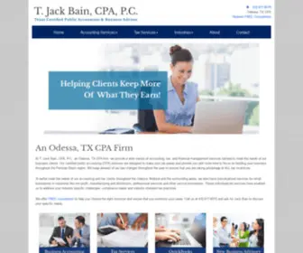 JackbaincPa.com(CPA in Odessa) Screenshot