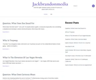 Jackbrandonmedia.com(Find the right answers about rental of house) Screenshot