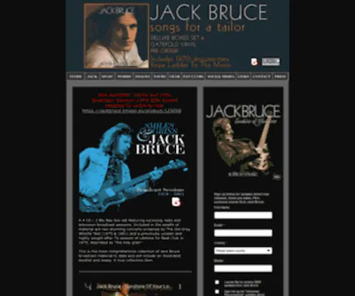 Jackbruce.com(Jack Bruce.com) Screenshot