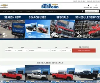 Jackburford.com(Jack Burford Chevrolet in Richmond) Screenshot