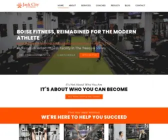 Jackcityfitness.com(Fitness Gym & Classes in Boise) Screenshot