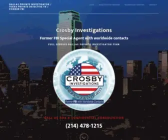 Jackcrosbypi.com(Dallas Private Investigator) Screenshot