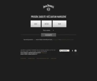 Jackdaniels.cz(Jack Daniel's) Screenshot