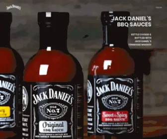 Jackdanielssauces.com(Jack Daniel's BBQ sauces) Screenshot