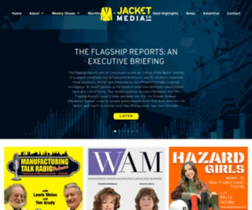 Jacketmediaco.com(The Voice of Manufacturing) Screenshot