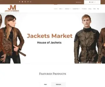 Jacketsmarket.com(Leather Jackets On Sale) Screenshot