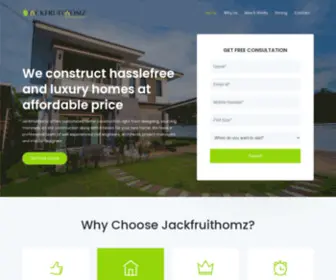 Jackfruithomz.com(We Construct Quality Homes) Screenshot