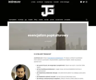 Jackgraal.com(Esencjalizm popkulturowy) Screenshot