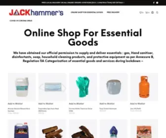 Jackhammers.co.za(Jack Hammers Online Shop) Screenshot