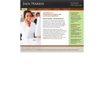 Jackharrisinc.com(Debt Recovery Agency & Solutions) Screenshot