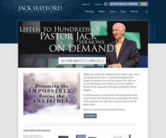 Jackhayford.org(Jack Hayford Ministries) Screenshot