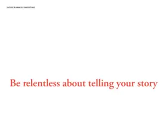 Jackiebarnesconsulting.com(Jackie Barnes Consulting) Screenshot