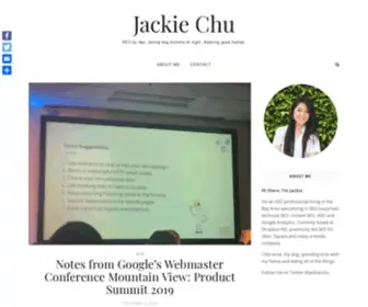 Jackiecchu.com(Jackie Chu's Blog) Screenshot
