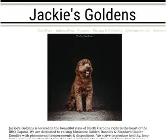 Jackiesgoldens.net(Jackie's Goldens) Screenshot