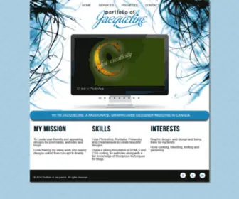 Jackiewebdesign.com(Jacqueline Portfolio) Screenshot