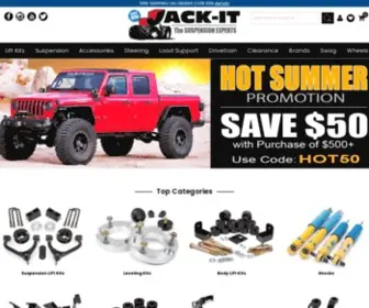 Jackit.com(Jack-It, The Suspension Experts) Screenshot