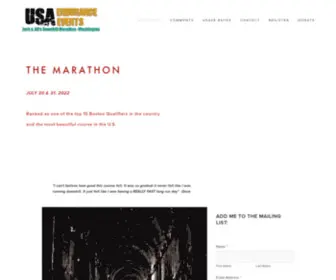 Jackjillmarathon.com(Jack & Jill's Downhill Marathon & Half) Screenshot