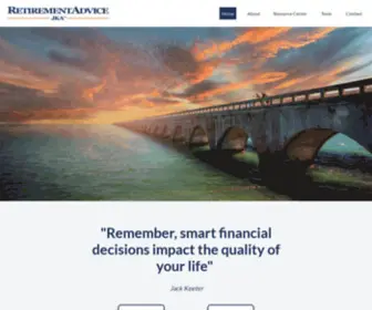 Jackkeeter.com(Retirement Advice) Screenshot