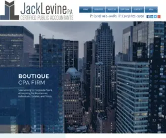 JacklevinecPa.com(Jack Levine PA CPAs) Screenshot