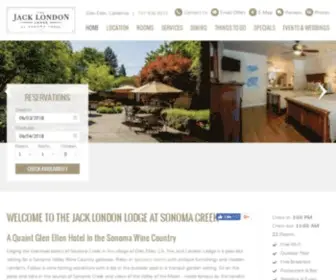 Jacklondonlodge.com(The Jack London Lodge) Screenshot