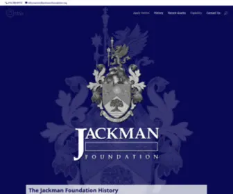 Jackmanfoundation.com(Jackman Foundation) Screenshot