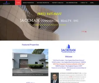 Jackmanrealty.com(JACKMAN Commercial Realty) Screenshot