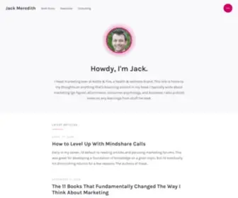 Jackmer.com(Jack Meredith) Screenshot