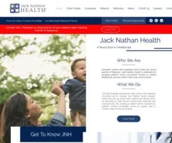 Jacknathanhealth.com(In-Clinic & Virtual Health Care) Screenshot