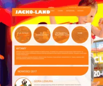 Jacko-Land.pl(Jacko-Land Festyny, Dzień Dziecka, Dni miasta, Dmuchańce, Urządzenia rekreacyjne) Screenshot