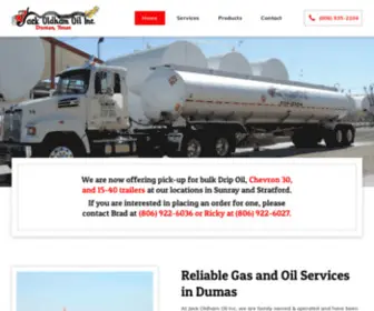 Jackoldhamoil.com(Jack Oldham Oil Inc) Screenshot