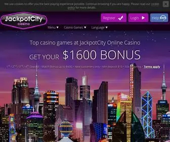 Jackpotcitycasino.com Screenshot