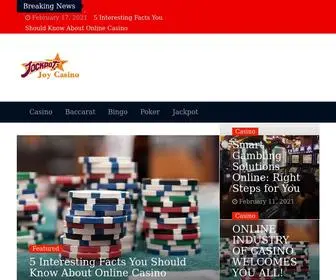 Jackpotsjoycasino.com Screenshot