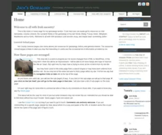 Jackreidy.com(Jack's Genealogy) Screenshot