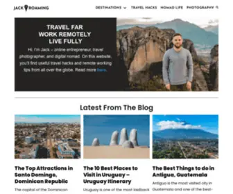 Jackroaming.com(Remote Work) Screenshot