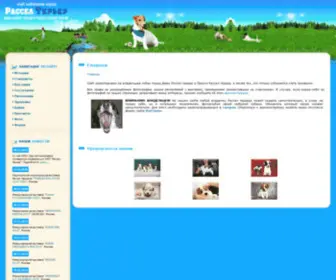 Jackrussellterrier.ru(ДЖЕК РАССЕЛ ТЕРЬЕР и ПАРСОН РАССЕЛ ТЕРЬЕР) Screenshot