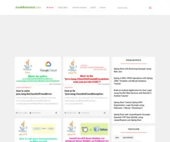 Jackrutorial.com(Learning to Write code for Beginners with Tutorials) Screenshot